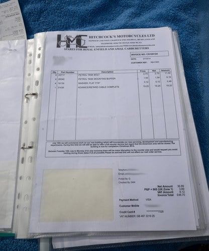 1948 Royal Enfield 350 Model G à vendre (picture 92 of 95)