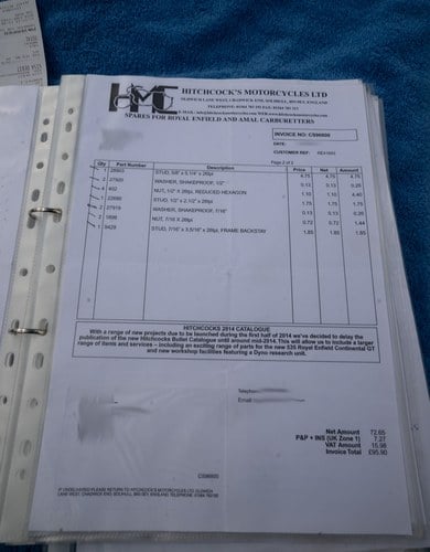 1948 Royal Enfield 350 Model G à vendre (picture 82 of 95)