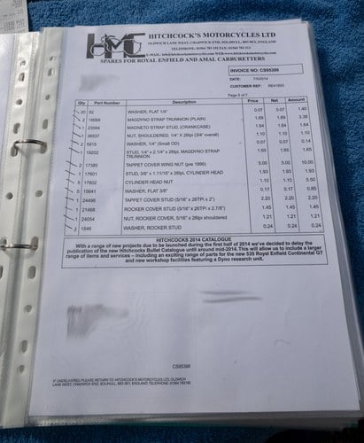 1948 Royal Enfield 350 Model G à vendre (picture 77 of 95)