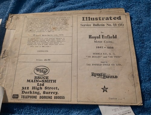 1948 Royal Enfield 350 Model G à vendre (picture 72 of 95)