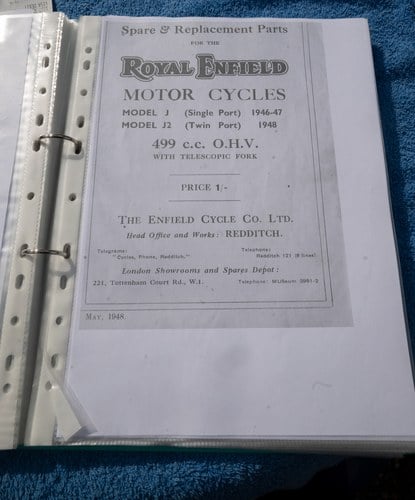 1948 Royal Enfield 350 Model G à vendre (picture 71 of 95)