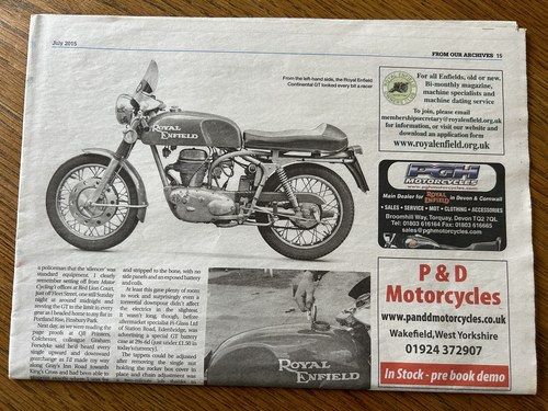 1967 Royal Enfield Continental GT 250cc For Sale (picture 150 of 159)