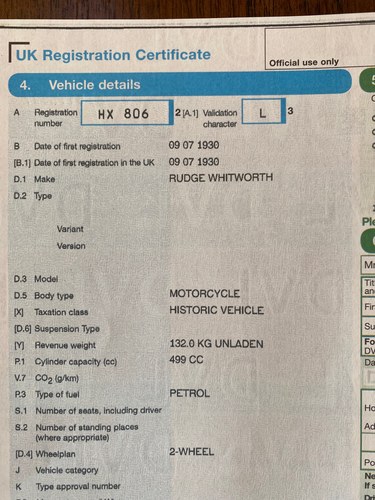 1929 Rudge Ulster Grand Prix For Sale (picture 54 of 59)