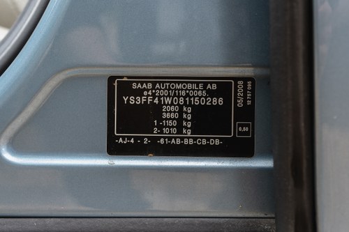 2009 Saab 9-3 Vector TiD Te koop (foto 68 van 182)