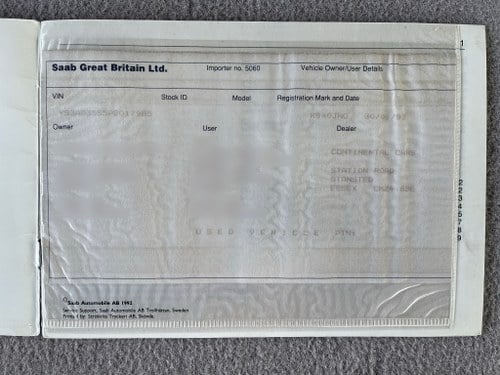 NO RESERVE - 1993 Saab 900 SE Low Pressure Turbo Te koop (foto 201 van 203)