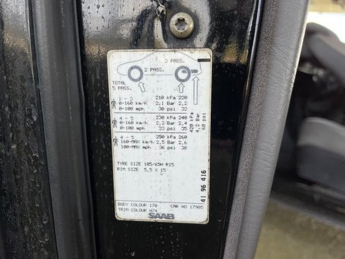 NO RESERVE - 1993 Saab 900 SE Low Pressure Turbo Te koop (foto 141 van 203)