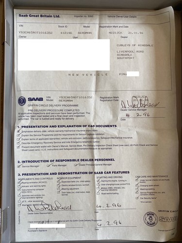 1996 Saab 9000 Aero In vendita (immagine 81 di 85)