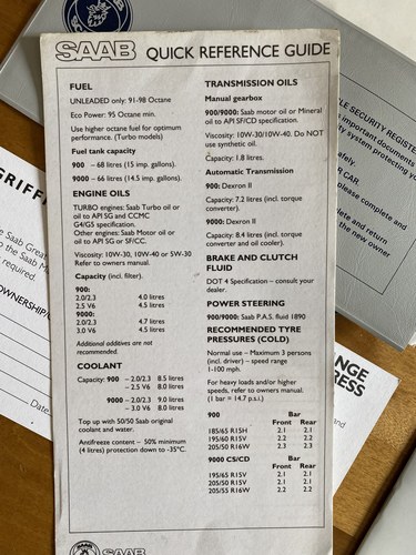 1996 Saab 9000 Aero In vendita (immagine 82 di 85)
