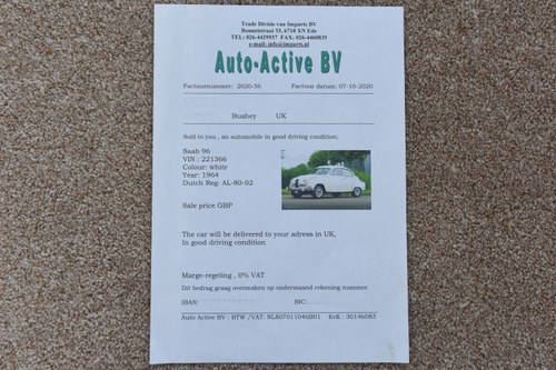 1964 Saab 96 In vendita (immagine 138 di 146)