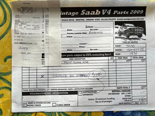 1974 Saab Sonett III (LHD) In vendita (immagine 167 di 191)