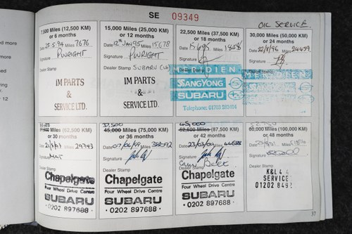 1994 Subaru Impreza Turbo 2000 AWD zum Verkauf (Bild 108 von 110)