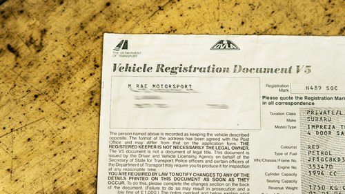 1996 Subaru Impreza Turbo 2000 Ex McRae family zum Verkauf (Bild 98 von 103)