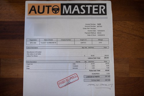 1952 Sunbeam Talbot ST90 Drophead Coupe For Sale (picture 130 of 150)