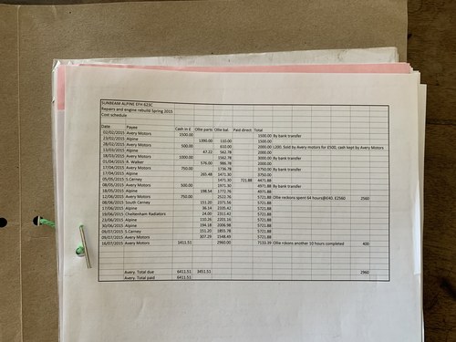 1965 Sunbeam Alpine Te koop (foto 182 van 197)