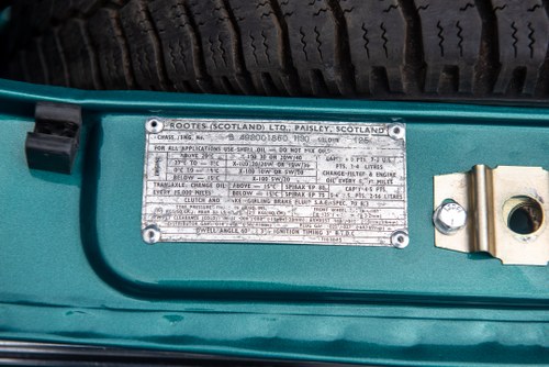 1967 Sunbeam Imp Sport Te koop (foto 67 van 128)