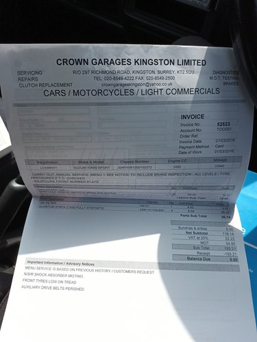 2004 Suzuki Ignis Sport For Sale (picture 143 of 149)