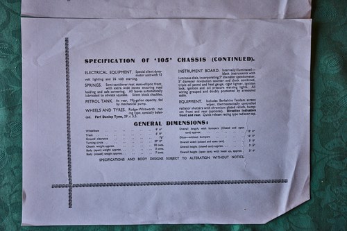 1933 Talbot AV105 Brioni Drophead Coupe zum Verkauf (Bild 110 von 111)