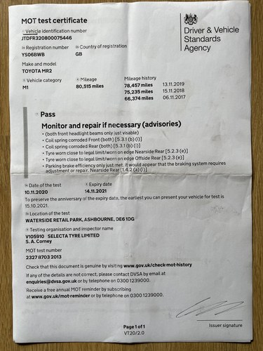 NO RESERVE - 2006 Toyota MR2 Roadster VVTI For Sale (picture 153 of 158)