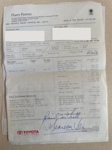 1992 Toyota MR2 GT-i In vendita (immagine 169 di 170)