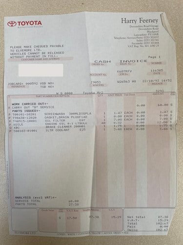 1992 Toyota MR2 GT-i In vendita (immagine 150 di 170)