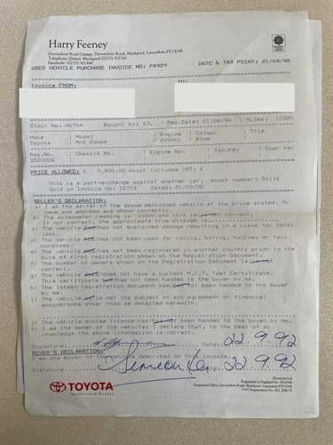 1992 Toyota MR2 GT-i In vendita (immagine 168 di 170)