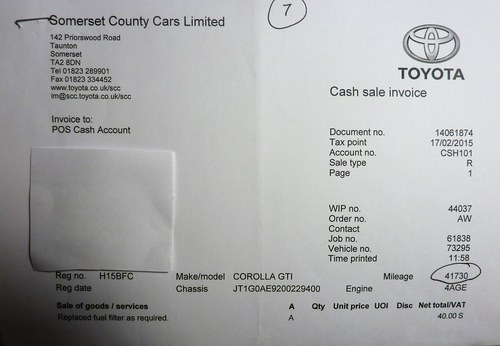 1991 Toyota Corolla GTi 16V à vendre (picture 125 of 128)