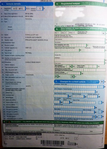 1991 Toyota Corolla GTi 16V à vendre (picture 107 of 128)