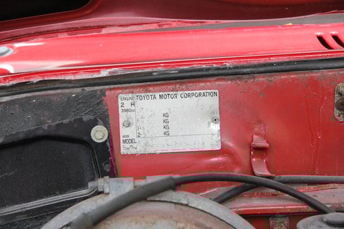 1984 Toyota Landcruiser HJ60 In vendita (immagine 112 di 126)