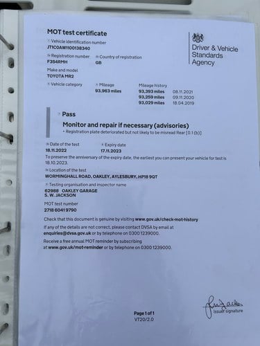 1988 Toyota MR2 T-Bar Te koop (foto 253 van 255)