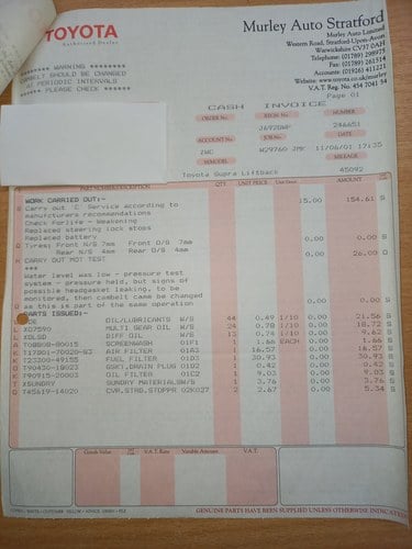 1992 Toyota Supra Mk3 3.0i Manual (A70) à vendre (picture 169 of 240)