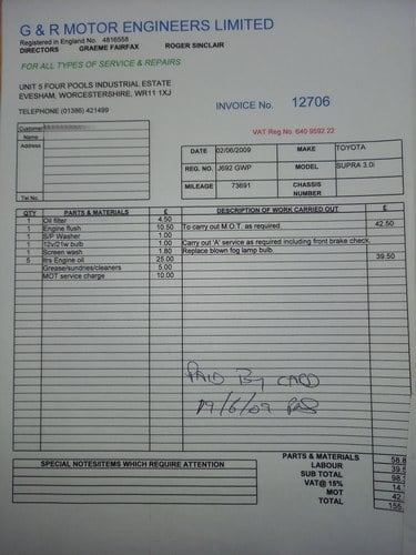 1992 Toyota Supra Mk3 3.0i Manual (A70) à vendre (picture 179 of 240)