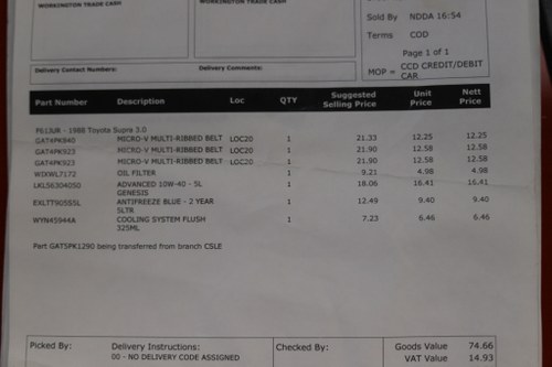 1988 Toyota Supra 3.0 Manual For Sale (picture 172 of 173)