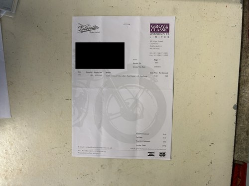 1966 Velocette Thruxton 500cc In vendita (immagine 99 di 106)