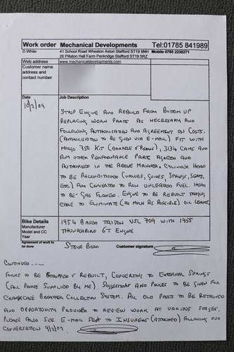 1954 Triton Pre-Unit 750cc Café Racer à vendre (picture 143 of 173)