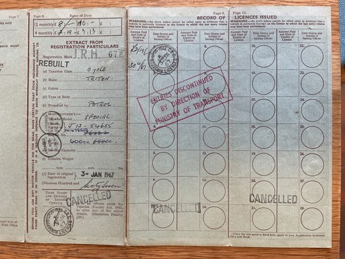 1967 Triton Thunderbird 650cc For Sale (picture 85 of 91)