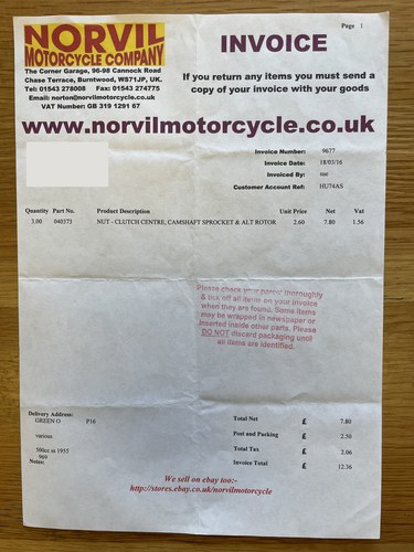 1967 Triton Thunderbird 650cc For Sale (picture 81 of 91)