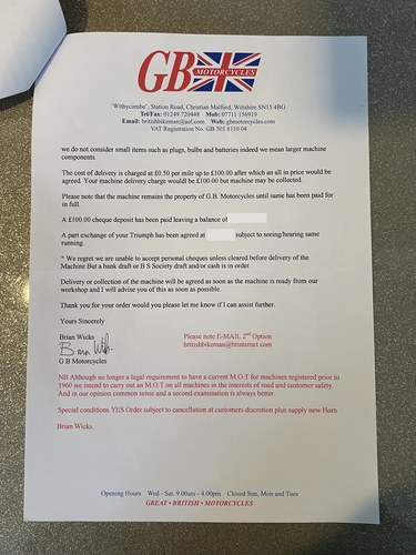 1970 Triumph Bonneville T120 till salu (bild 87 av 94)