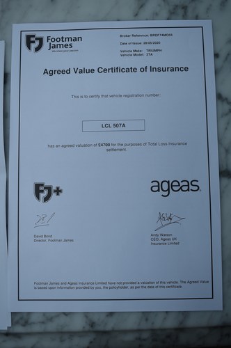 1963 Triumph 3TA Twenty One Te koop (foto 115 van 116)