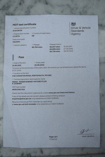 1963 Triumph 3TA Twenty One Te koop (foto 112 van 116)