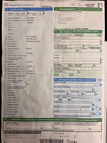 1952 Triumph 6T Thunderbird à vendre (picture 77 of 77)