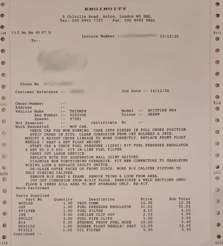 1977 Triumph Spitfire 1500 In vendita (immagine 157 di 166)