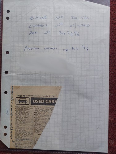 1939 Triumph Dolomite 14/60 Saloon à vendre (picture 121 of 137)