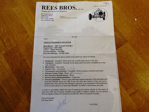 1967 Triumph GT6 Mk1 For Sale (picture 166 of 166)