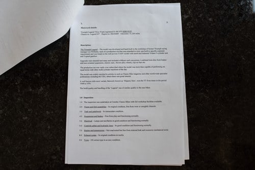 1975 Triumph T160 Legend à vendre (picture 133 of 145)