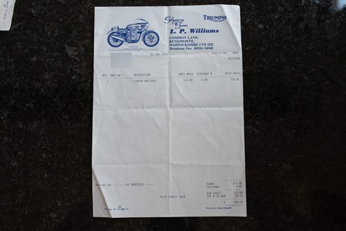 1975 Triumph T160 Legend à vendre (picture 129 of 145)