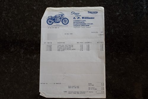 1975 Triumph T160 Legend à vendre (picture 141 of 145)