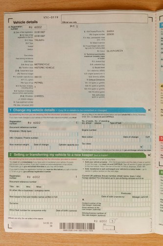 1927 Triumph Model P Te koop (foto 160 van 160)