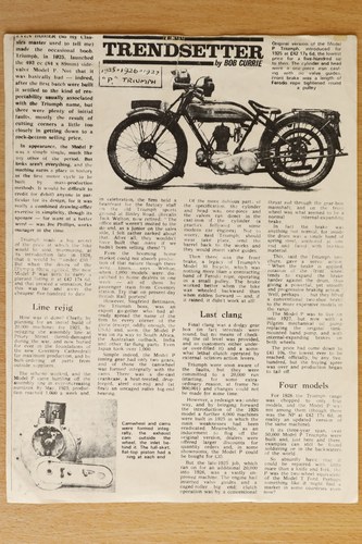 1927 Triumph Model P Te koop (foto 152 van 160)