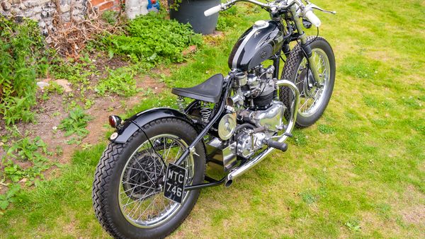 1954 Triumph T100 Pre-Unit Bobber Custom For Sale By Auction