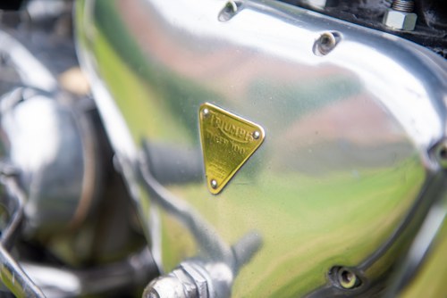 1954 Triumph T100 Pre-Unit Bobber Custom à vendre (picture 49 of 102)